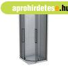 Zuhanykabin COPEN ABSOLUT BLACK R800x2000 mm fekete s�t�t�te