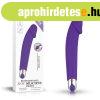 Rechargeable IJOY Silicone Dildo Purple 