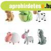 Home Kids LED ANIMALS llatfigurs kulcstart, manyag, hang