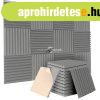 12 db �ntapad�s, hangszigetel� fali panel habszivacsb�l