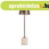 Modern asztali lmpa stt bronz 37 cm LED-del, dimmelhet, 