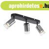 Modern mennyezeti spotl�mpa gunmetal sz�nben, 3-l�mp�s, forg