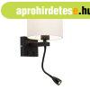 Modern fali l�mpa fekete feh�r �rny�kol�val - Brescia