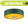 Modern mennyezeti l�mpa z�ld b�rsonnyal, LED-del, 3 l�p�sben