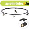 Modern s�nrendszer 4 fekete kerek spotl�mp�val, 1 f�zis� - I