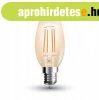 4W E14 LED filament gyertya g meleg fehr borotyn
