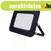 LED reflektor 100W, SMD fekete, 150, IP65 meleg fehr fny,