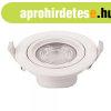 LED spotlmpa,10W, COB,kerek,billenthet, fehr fny, 230V, 