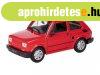 Makett aut, 01:21 PRL Fiat 126p piros.