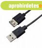 Astrum USB (Apa) - USB (Anya) 2.0 hosszabbt kbel 3.0M fek