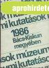 MZEUMI KUTATSOK BCS-KISKUN MEGYBEN 1986