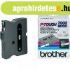 Brother TX-211 Laminlt P-touch szalag (6mm) Black on White 