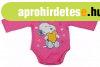 Hossz ujj baba body Snoopy mintval (50) - vilgos pink