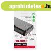 Swissten Power Line powerbanka 30000 mAh 20 W, PD, ?ierna