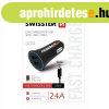 Auts tlt Swissten 2.4A  2x USB + kbel USB-C