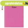 Notesz Pannon A5 fehr lapokkal bullet fuchsia Dayliner