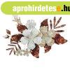 Virgkompozci fm fali dekorci, bord levelekkel, trtfe