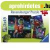 Ravensburger: Puzzle 3x49 db - Galaktikus dinoszauruszok