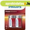 Philips LR14P2B/10 elem power alkali c 2-bliszter