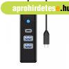 Orico Hub Adapter USB-C to 2x USB 3.0 + USB-C, 5 Gbps, 0.15m