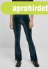 Urban Classics Ladies High Waist Velvet Boot Cut Leggings te