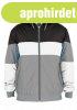 Urban Classics Kids Tricolor Nylon Jacket Grey Black White