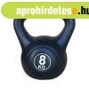 PE kettlebell cementtltettel, 8kg