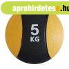 Sznes medicinlabda 5kg, srga-fekete