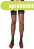  Lycra Cuban Foot Stocking - BLACK/BLACK - O/S - HOSIERY 