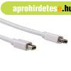 ACT AK3960 Mini DisplayPort cable Male-Male 1,5m White