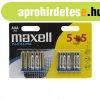 Maxell AAA Alkli Elem 5+5db/csomag