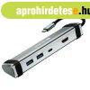 USB eloszt-HUB/dokkol, USB-C/USB 3.0/HDMI, CANYON "DS