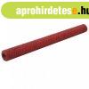 Piros PVC-bevonat acl csirkehl drtkerts 25 x 1,5 m