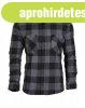 BLACK/GREY FLANNEL SHIRT LIGHT - kocks ing, favg ing, ny