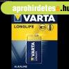 Elem 9V-os 6LR61 E Longlife 1 db/csomag, Varta 