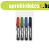 Alkoholos marker kszlet, 1-4mm, vgott hegy, Ico 12, 4 klf