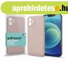 XPRO Soft Touch szilikon tok Slim pder pink Apple iPhone 14