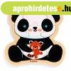 Djeco Fa puzzle - Panda, 9 db-os - Puzzlo Panda