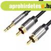 2xRCA (Cinch) jack 3,5 mm-es Vention BCFBF 1 m-es kbelhez (