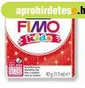 Gyurma, 42 g, gethet, FIMO "Kids", glitteres pir