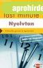 rettsgi Last minute - Nyelvtan - 2024-tl rvnyes