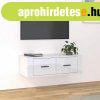 magasfny fehr szerelt fa fgg TV-szekrny 80 x 36 x 25 c