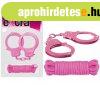  SEX EXTRA - METAL CUFFS & LOVE ROPE PINK 