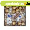 Wood Box: Absolut vodka, Ferrero Rocher + csoki Szvar