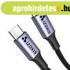 USB 3.0 - USB Type-C - tlt-, s adatkbel PVC bevonattal -