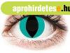 CRAZY LENS - Cat Eye Aqua - dioptria nlkl napi lencsk (2 