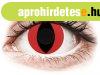CRAZY LENS - Cat Eye Red - dioptria nlkl napi lencsk (2 d