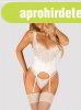  Amor Blanco underwire corset & thong white  S/M 