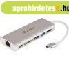 Sandberg Notebook Dokkol - USB-C Dock HDMI+LAN+SD+USB,61W (