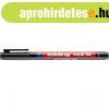 Alkoholos marker, OHP, 1 mm, EDDING "142 M", feket